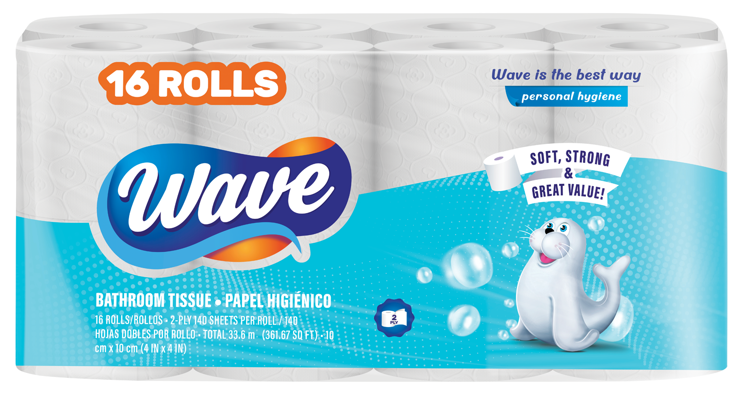 BATHROOM TISSUE Wave Paper